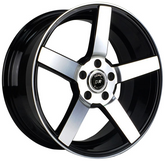 20" Drift Racing DR50783 Wheel 🔥20X8.5 +35 5X114.3 🔥Black Machined Baller Rim✅